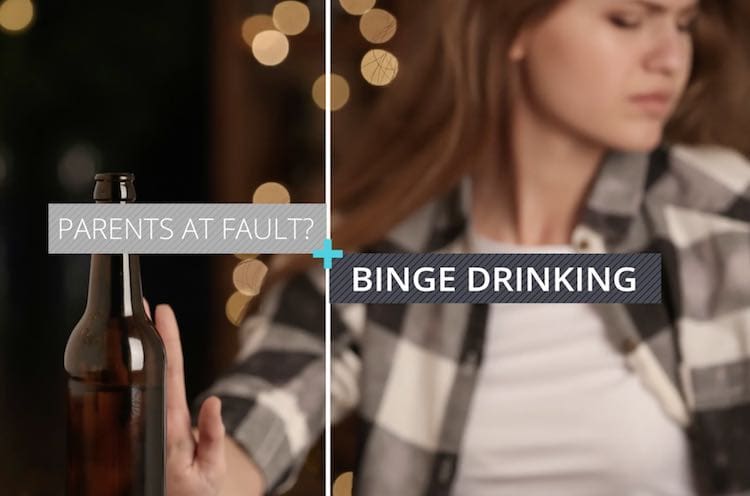 Video: Binge drinking teenagers – are parents to blame?