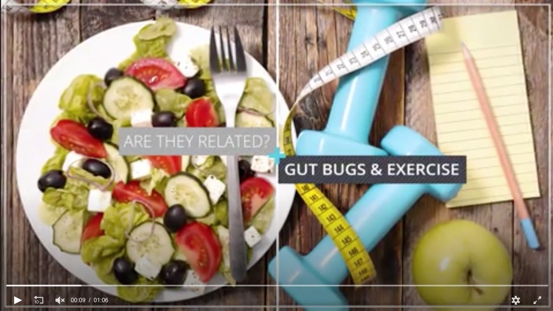 Video: Exercise benefits gut bugs