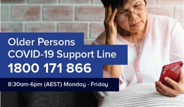 Older Person’s COVID Support Line – Aged care advocates